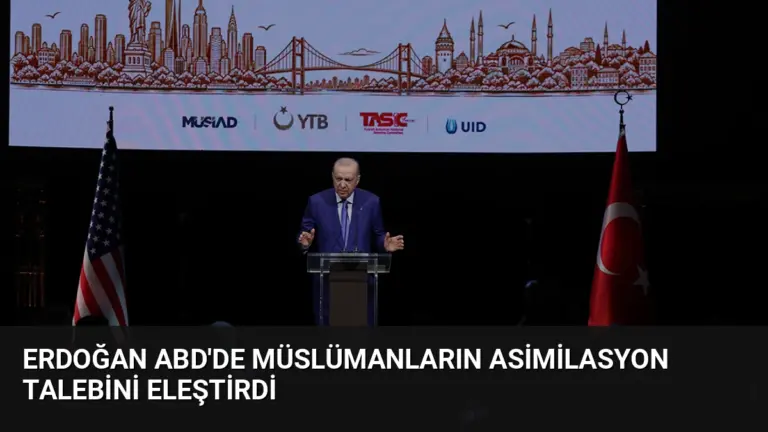Erdoğan ABD’de Müslümanların Asimilasyon Talebini Eleştirdi