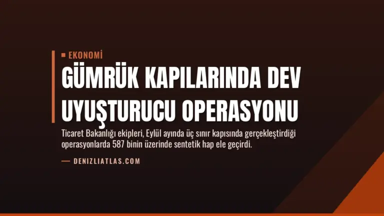 Gümrük Kapılarında Dev Uyuşturucu Operasyonu