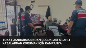 Tokat Jandarmasından Çocukları Silahlı Kazalardan Korumak İçin Kampanya