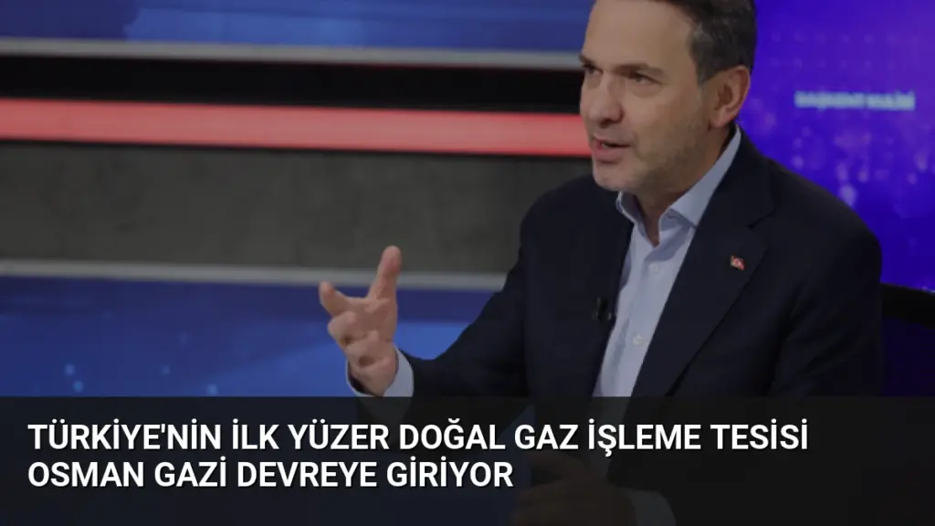 Türkiye'nin İlk Yüzer Doğal Gaz İşleme Tesisi Osman Gazi Devreye Giriyor